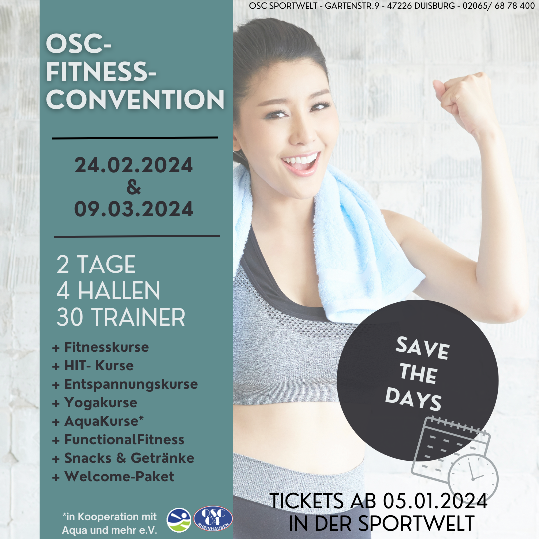 OSC Fitness Convention 2024 Sportwelt Rheinhausen